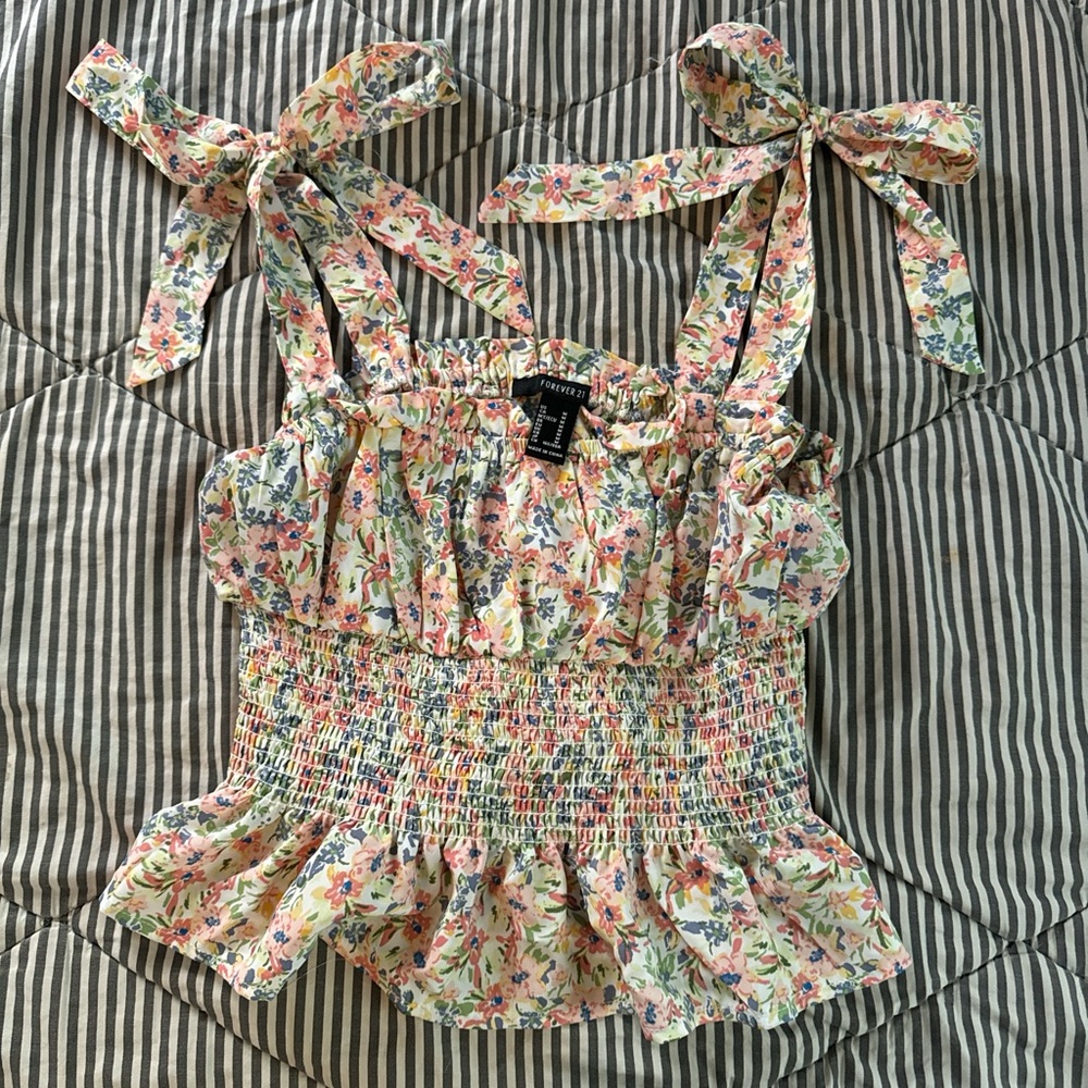 Forever 21 Multicolor Floral Dress